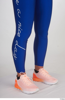 Zuzu Sweet blue leggings calf dressed orange sneakers sports 0008.jpg